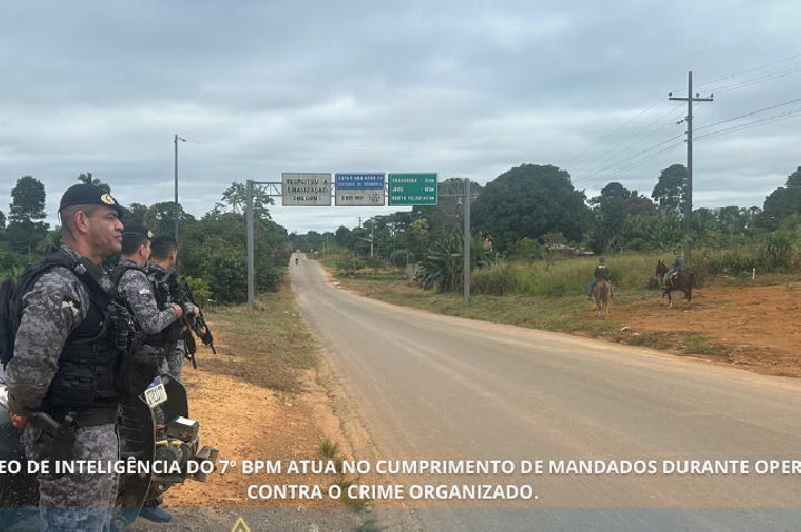 ARIQUEMES – NÚCLEO DE INTELIGÊNCIA DO 7º BPM ATUA NO CUMPRIMENTO DE MANDADOS DURANTE OPERAÇÃO INTEGRADA CONTRA O CRIME ORGANIZADO.