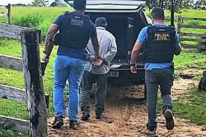 Caseiro é preso em flagrante por abusar da filha do patrão por 8 anos