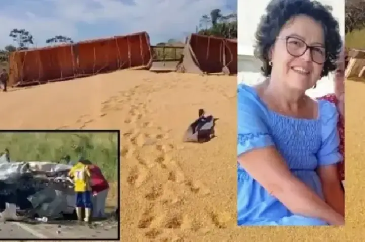 Identificada vítima em grave acidente entre carro e carreta na BR-364