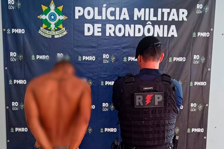 JI-PARANÁ – INDIVÍDUO É PRESO PELA PM APÓS FURTAR CELULAR EM RESIDÊNCIA ONDE RECEBEU AJUDA