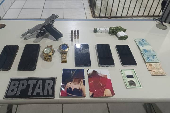 PM APREENDE ARMAS E PRENDE DOIS SUSPEITOS DURANTE OPERAÇÃO CONTRA O CRIME ORGANIZADO EM PORTO VELHO