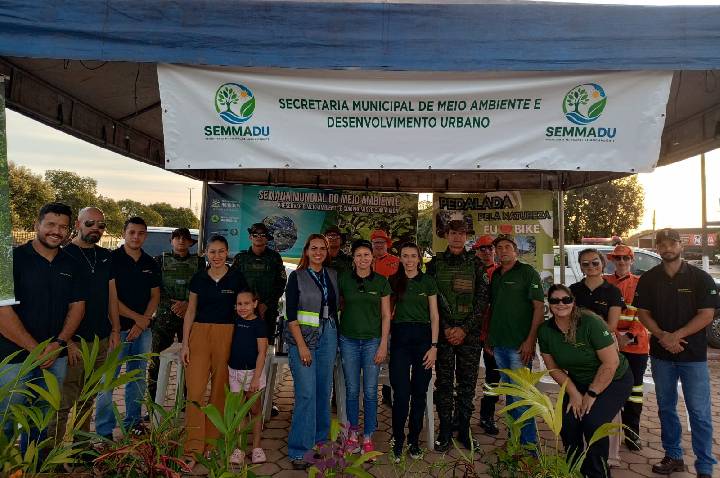 Polícia Ambiental e SEMMADU iniciam Semana do Meio Ambiente com distribuição de mudas em Rolim de Moura