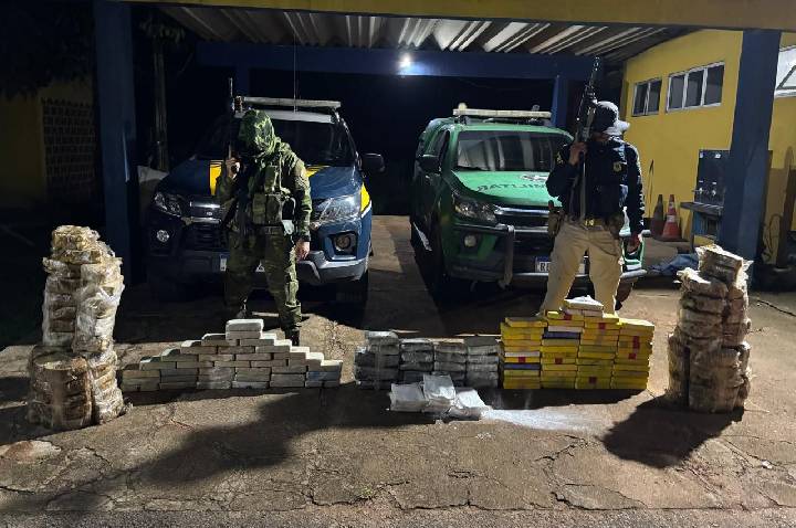 POLÍCIA MILITAR DE RONDÔNIA E POLÍCIA RODOVIÁRIA FEDERAL APREENDEM QUASE 192 KG DE DROGAS