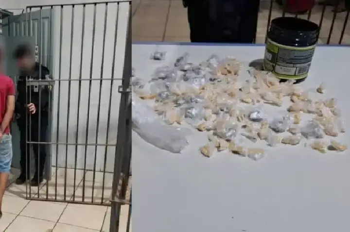 Polícia Militar prende jovem por tráfico de drogas em ponto de venda em RO