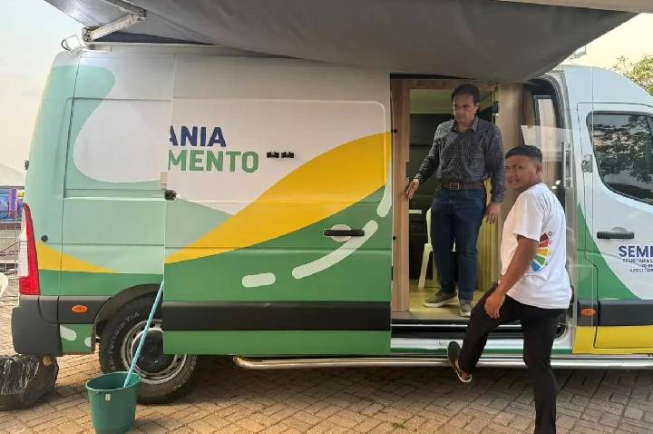 Prefeitura amplia atendimento do CadÚnico durante a Agrotec com Unidade Móvel na Estrada de Ferro Madeira-Mamoré