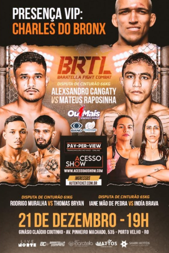 Disputas de MMA com cinturões em jogo ocorrem em Porto Velho