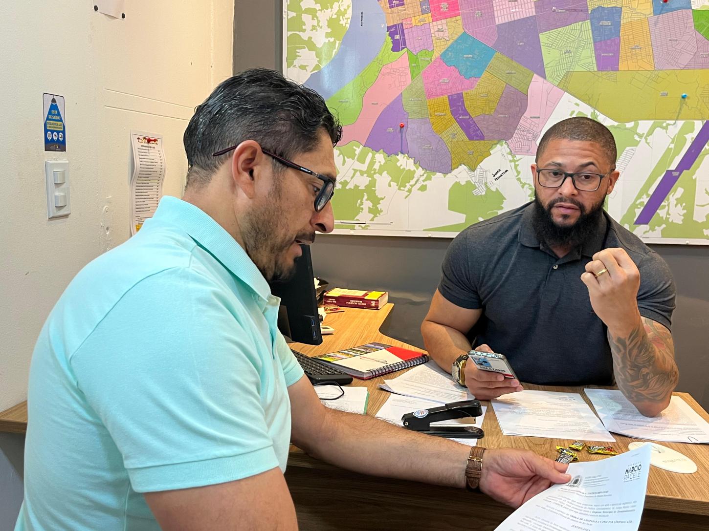 Compromisso com os distritos: solicitação do vereador Márcio Pacele garante iluminação de LED no distrito de Rio Pardo