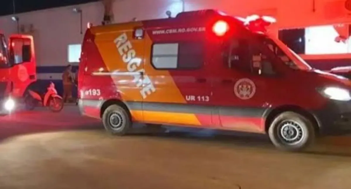 Homem é socorrido após cair de bicicleta e bater a cabeça em Jaru