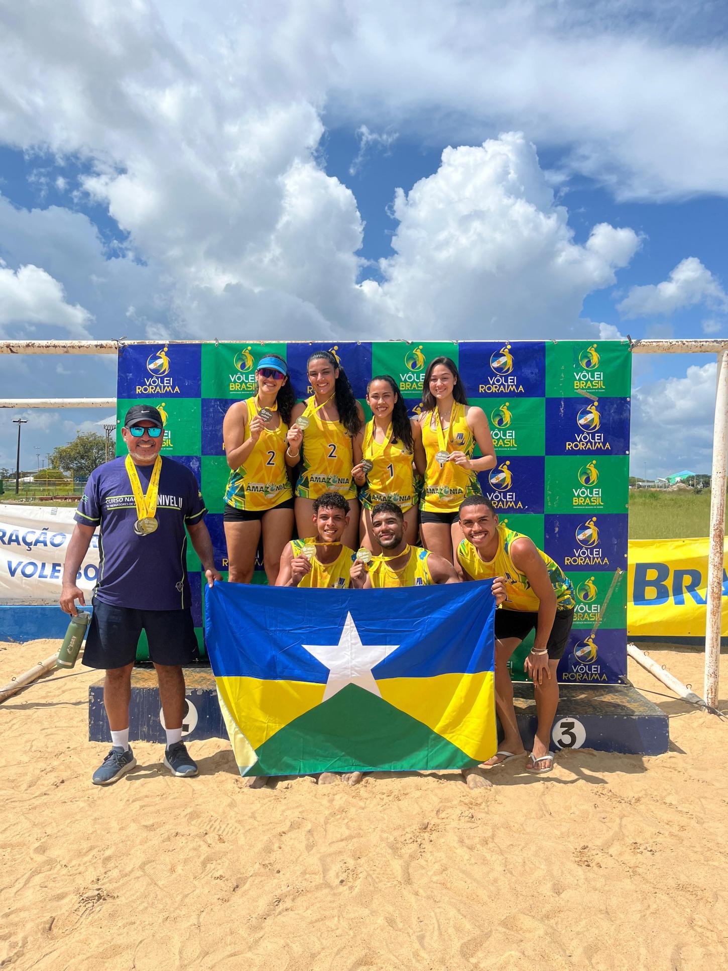 Rondônia conquista ouro na Copa Regional Norte Sub23 de Vôlei de Praia