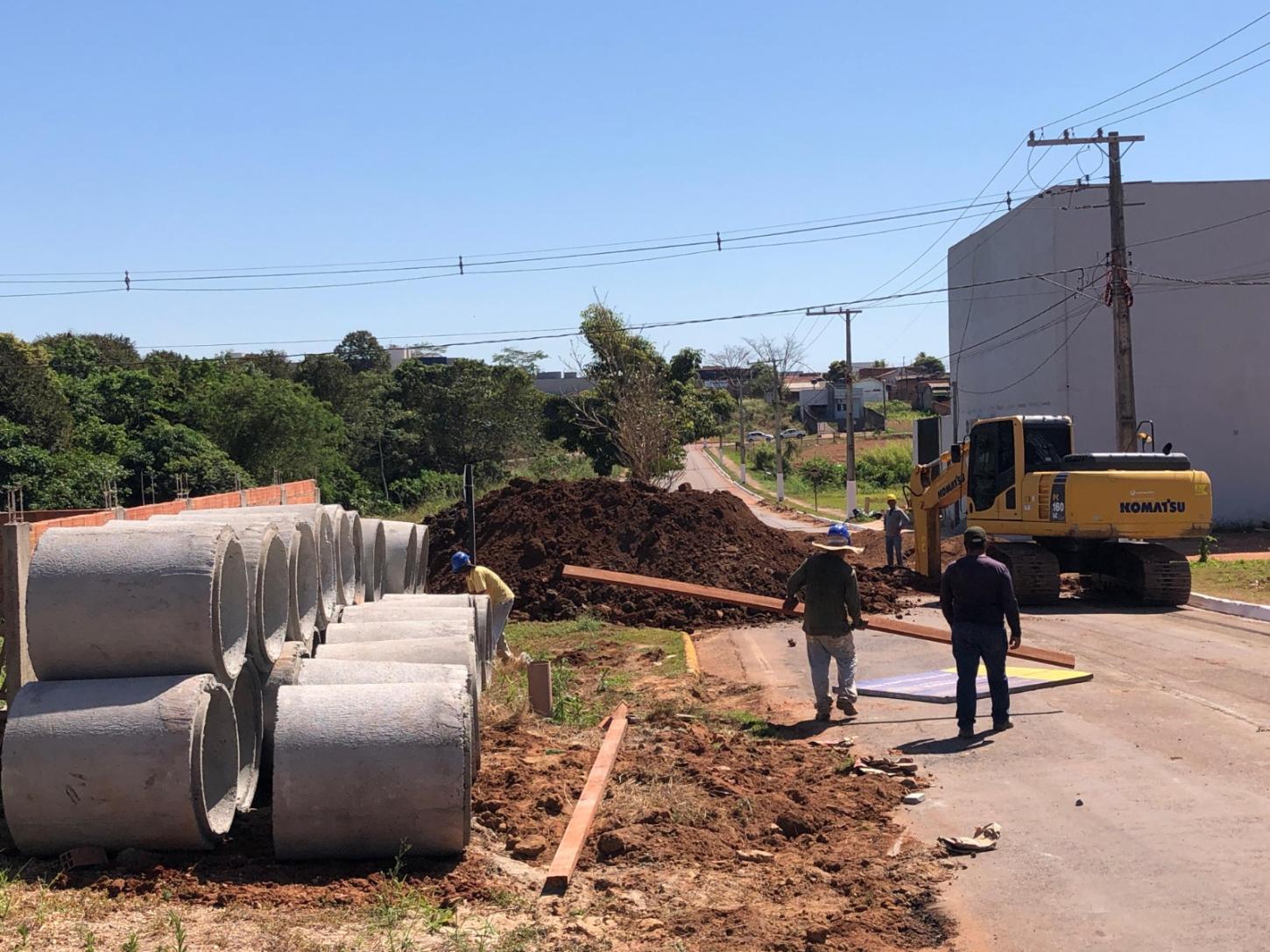 Cacoal: Copacabana recebe drenagem e asfalto com apoio de Cirone