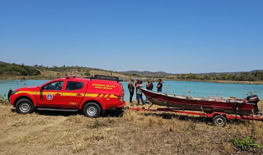 Pai e filho perdem a vida em lagoa de Pedro Leopoldo