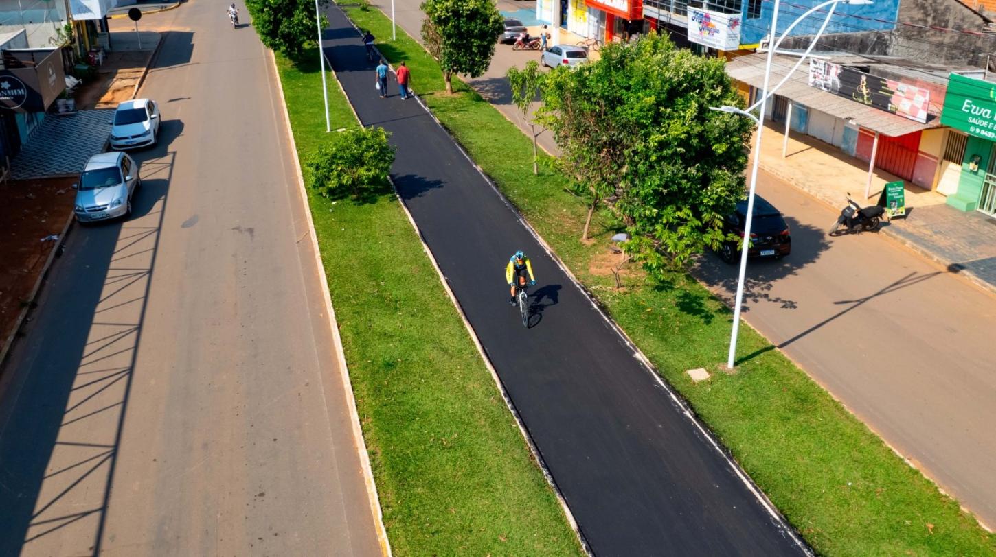Com apoio de Luizinho Goebel ciclovia da Avenida Paraná é revitalizada