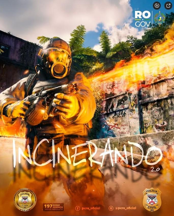 Operação INCINERANDO desmonta célula de facção criminosa em ação interestadual em Rondônia