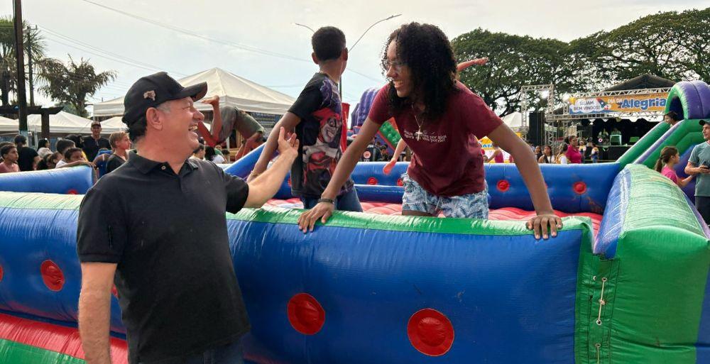 Pedro Fernandes promove o Dia da Alegria em Cujubim com o projeto Circuito Tarde de Lazer