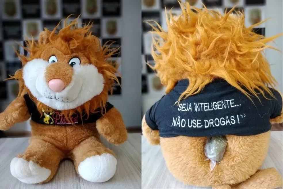 Polícia apreende maconha escondida em mascote de programa antidrogas da PM de SC