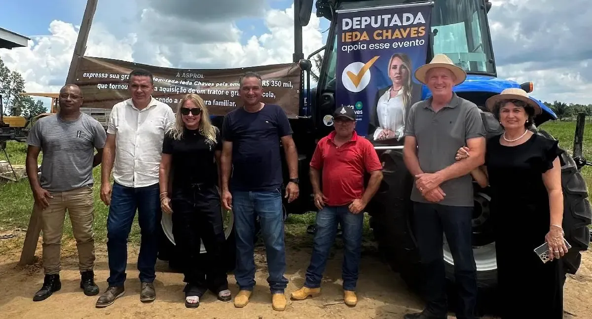 Ieda Chaves fortalece agricultura familiar com entrega de implementos em Porto Velho
