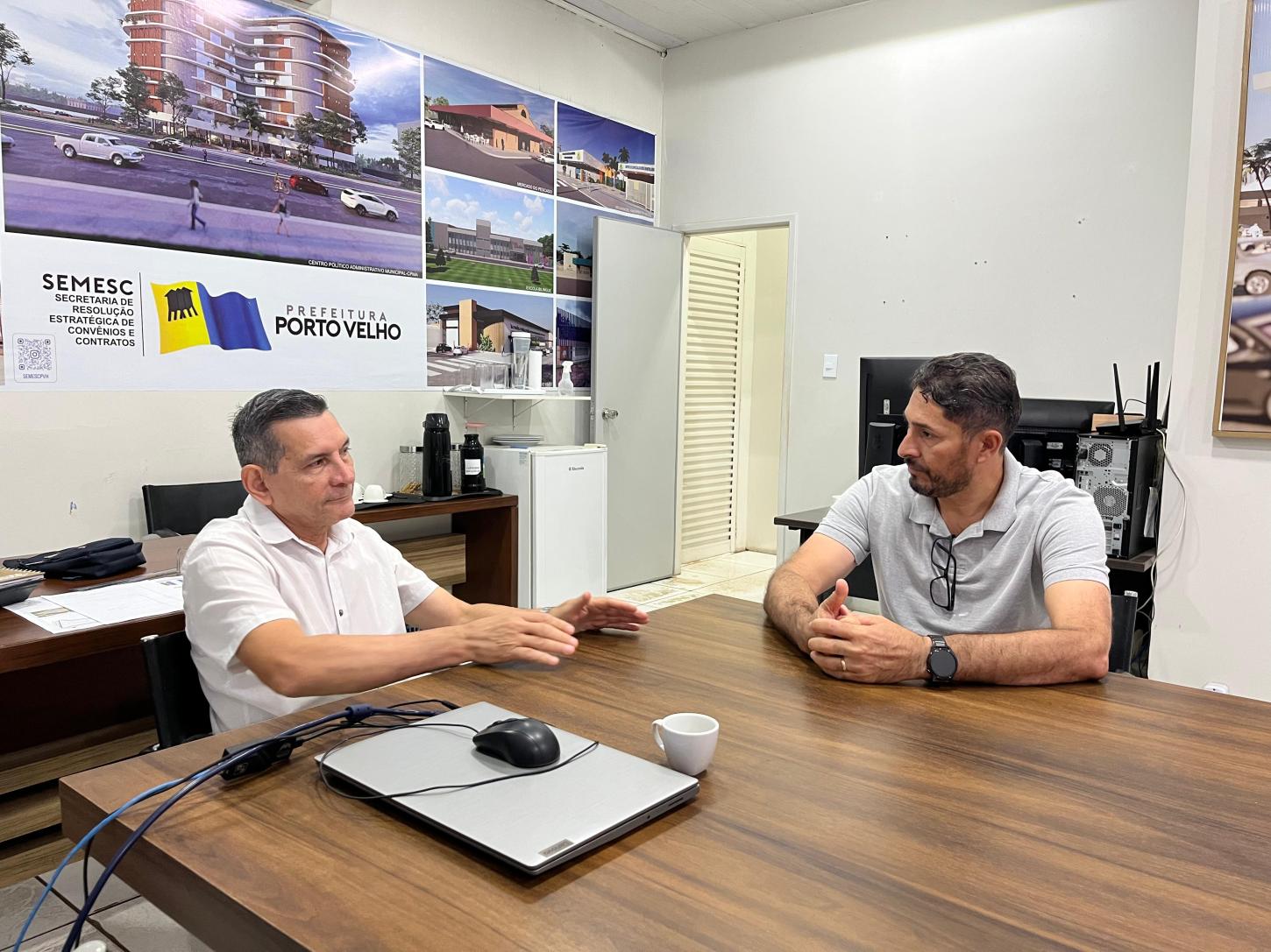Vereador acompanha andamento de emenda de R$ 1,2 milhão para refeitório de escola em Extrema