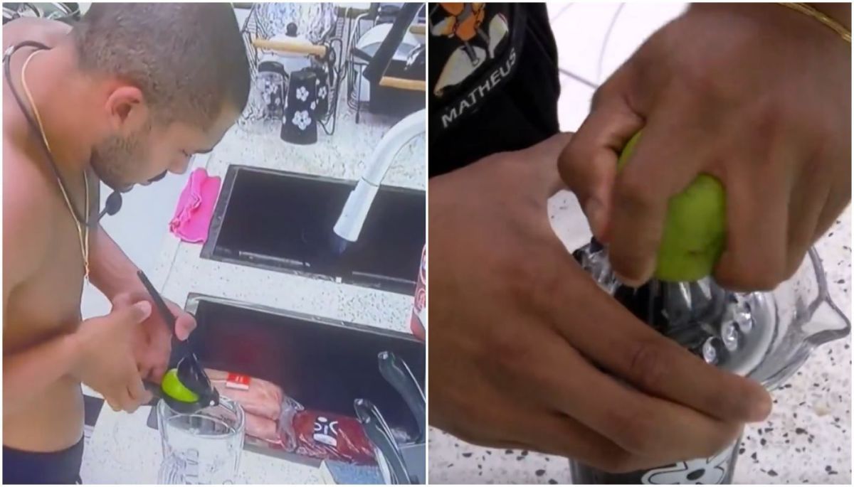 BBB 26: Matheus espreme limão de forma inusitada e vira meme