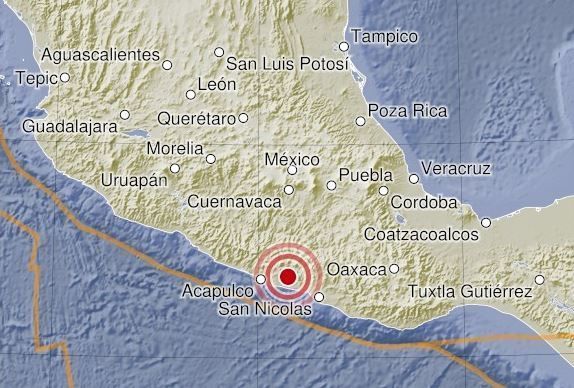 Duas mortes foram registradas após terremoto de magnitude 6,5 no México