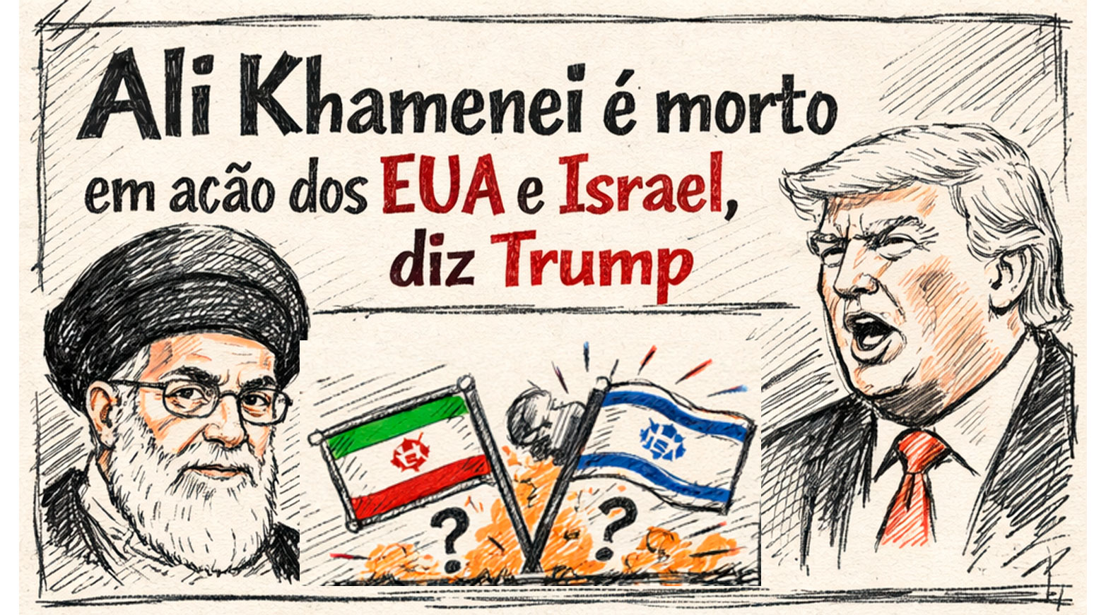 Ali Khamenei é morto em ação dos EUA e Israel, diz Donald Trump