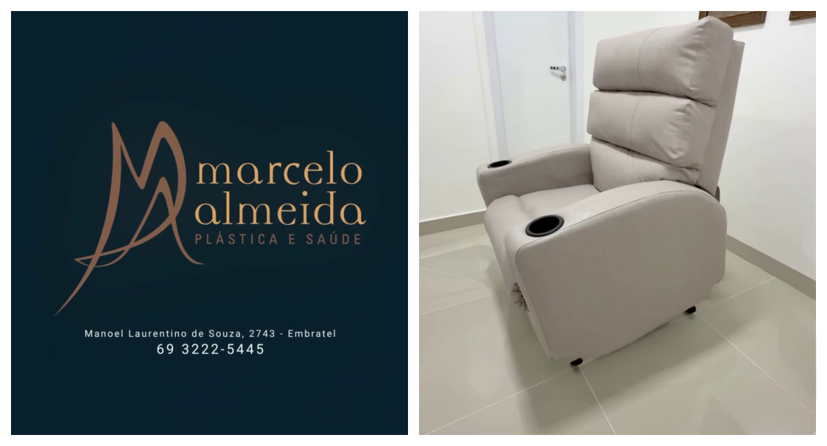 Dr. Marcelo Almeida investe em conforto e segurança no pós-operatório com poltronas automatizadas