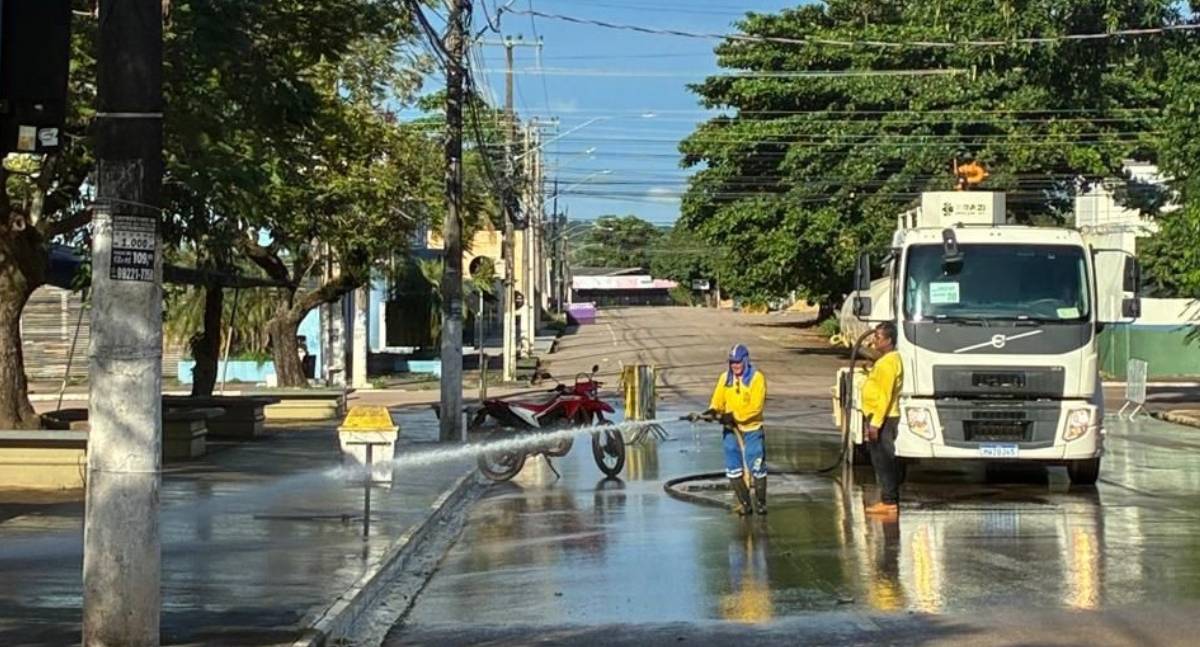 Seinfra limpa trajeto da Banda Vai Quem Quer