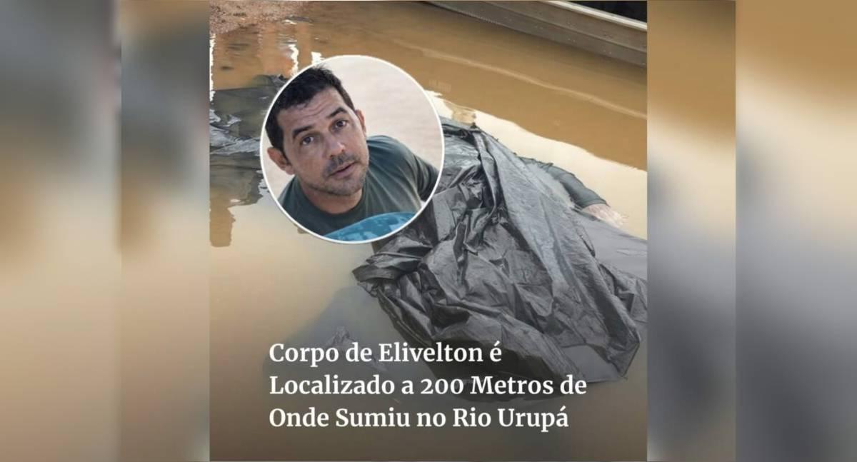 Corpo é encontrado no Rio Urupá após buscas