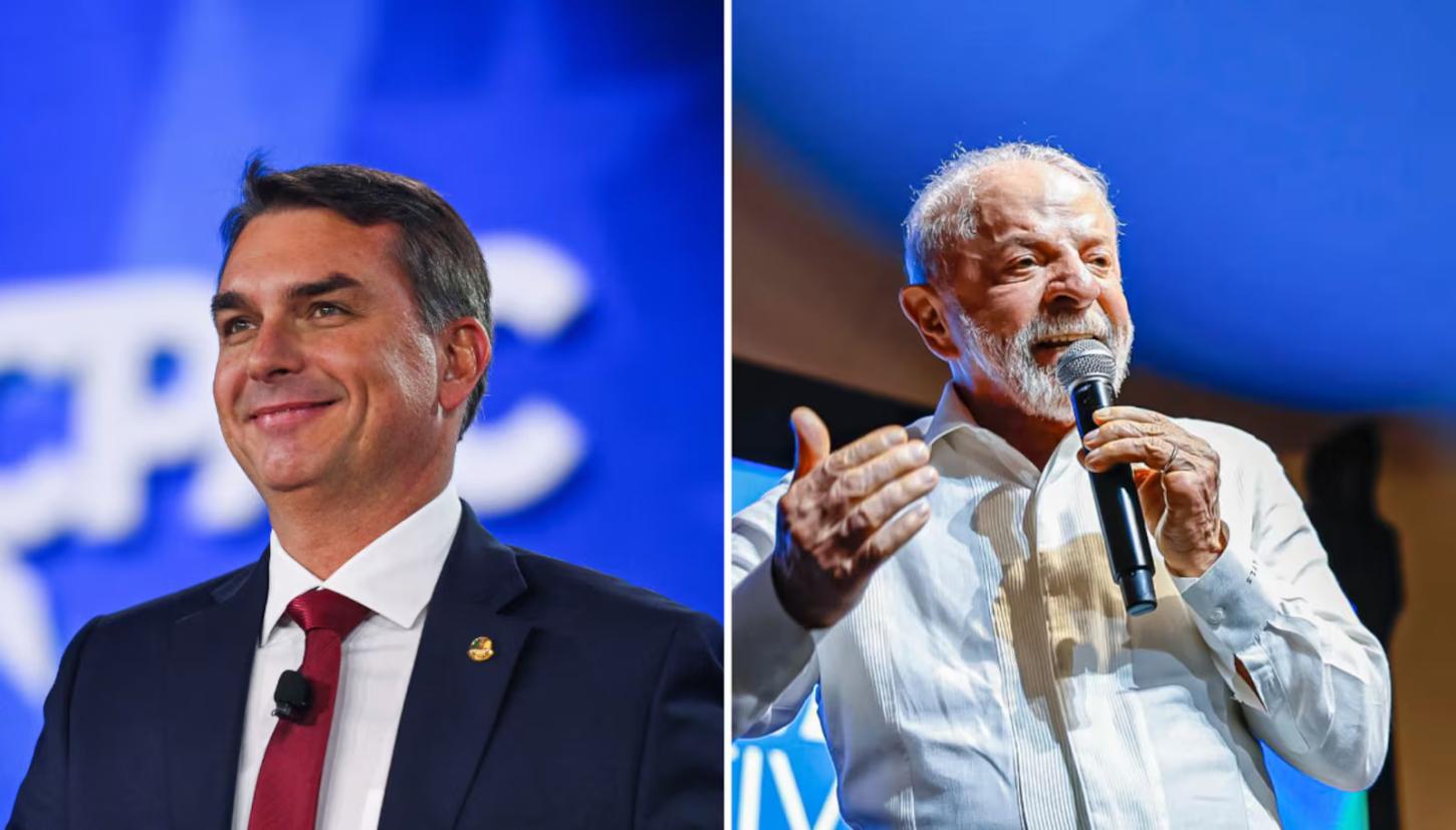 Flávio marca 45,2% e Lula 44,1% em simulação de 2º turno, mostra Paraná Pesquisas