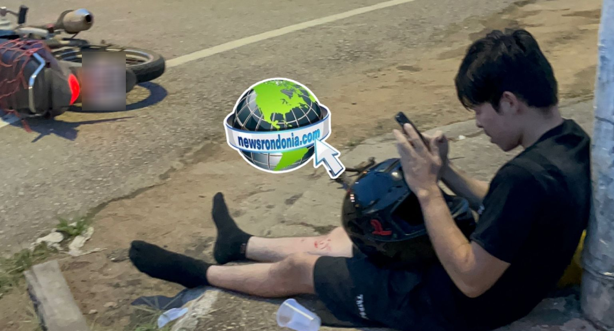 VÍDEO: Motociclista “voa” em grave acidente na Carlos Gomes