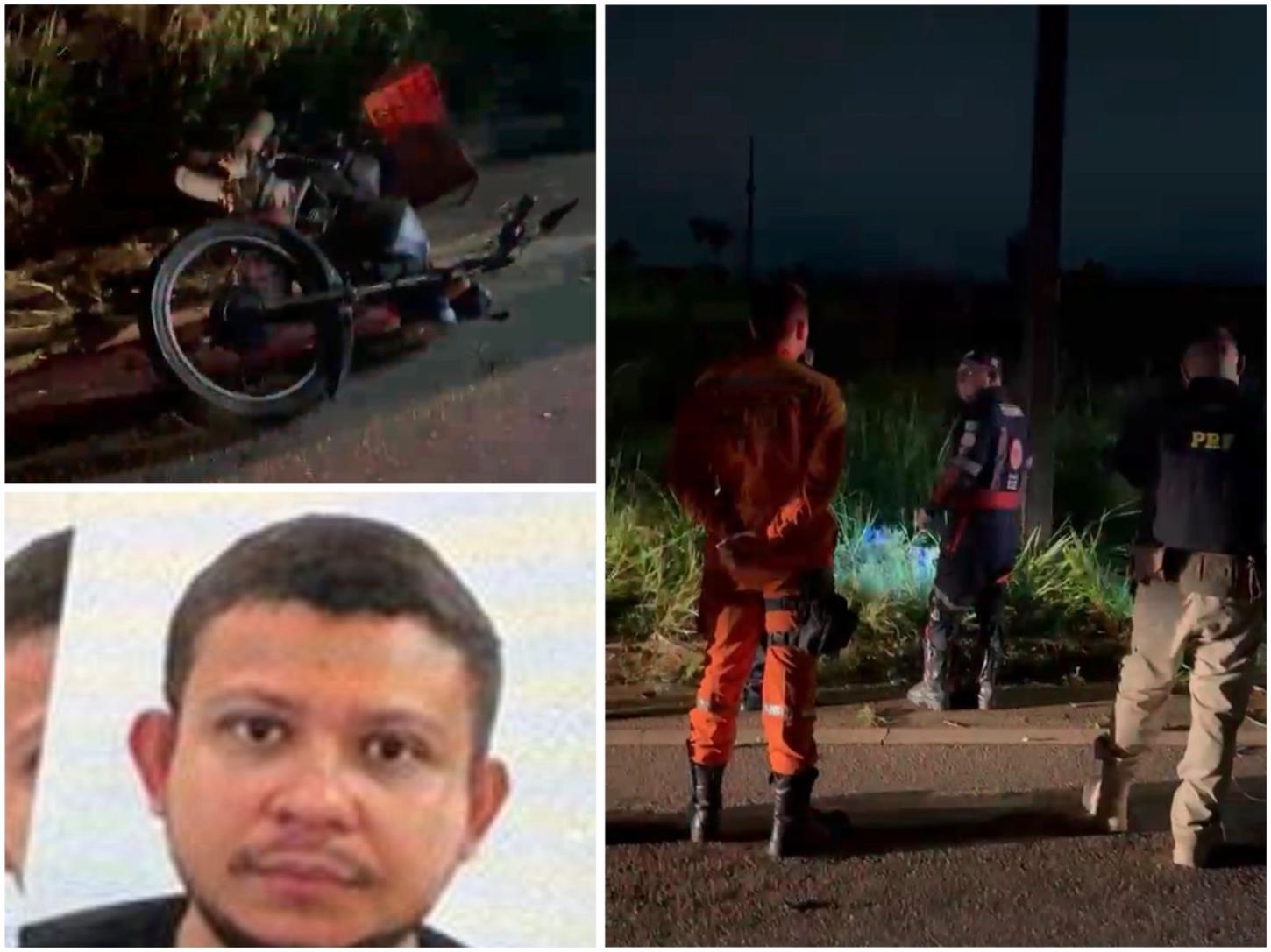 Motociclista morre ao colidir com poste na BR-364