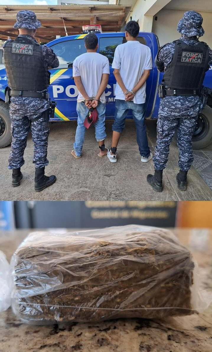 POLÍCIA MILITAR APREENDE DROGAS DURANTE A OPERAÇÃO BRASIL CONTRA O CRIME ORGANIZADO EM GUAJARÁ-MIRIM