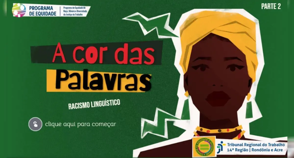 TRT-14 lança cartilha “A Cor das Palavras” para combater racismo linguístico