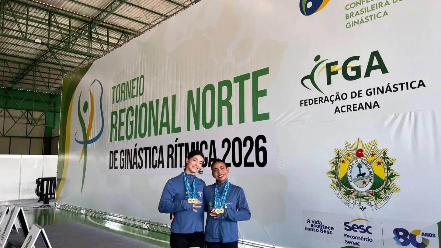 Ginastas do Construindo Campeões brilham no Acre e garantem classificação para etapa nacional