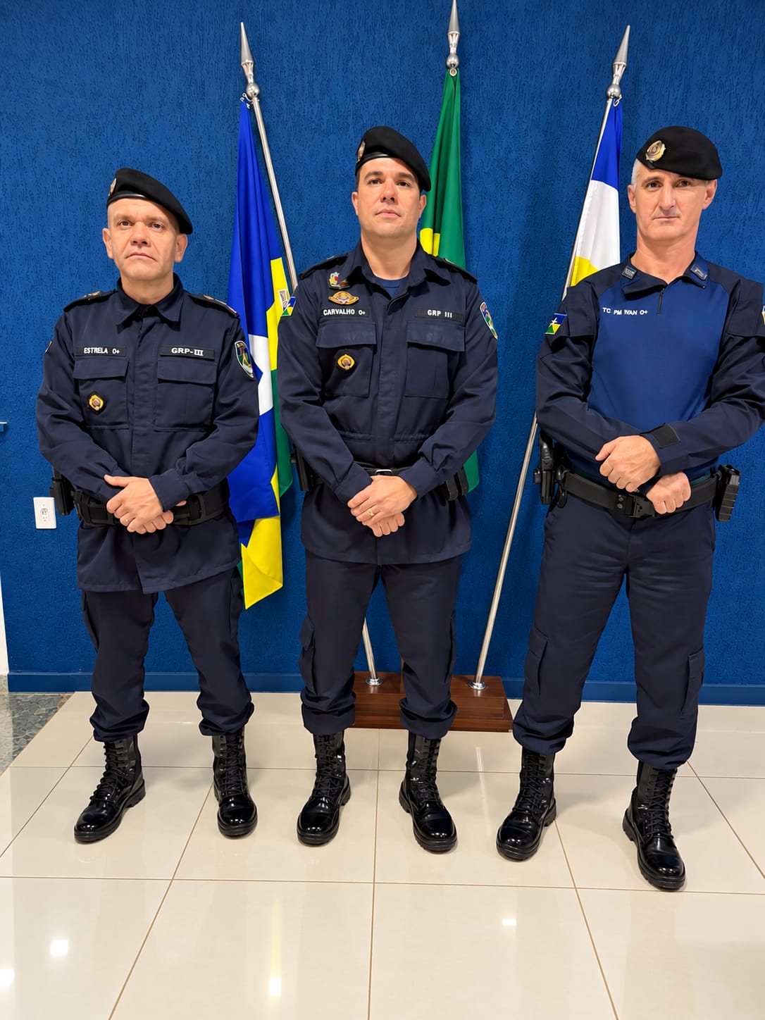 CORONEL DIEGO BATISTA CARVALHO DEIXA COMANDO REGIONAL DE POLICIAMENTO III E CORONEL CARLOS CARVALHO ESTRELA ASSUME COMANDO NO CONE-SUL DE RONDÔNIA