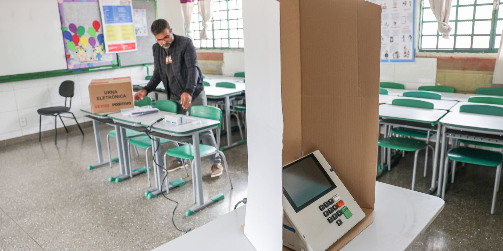 No estado de São Paulo, 32 urnas com problemas são substituídas