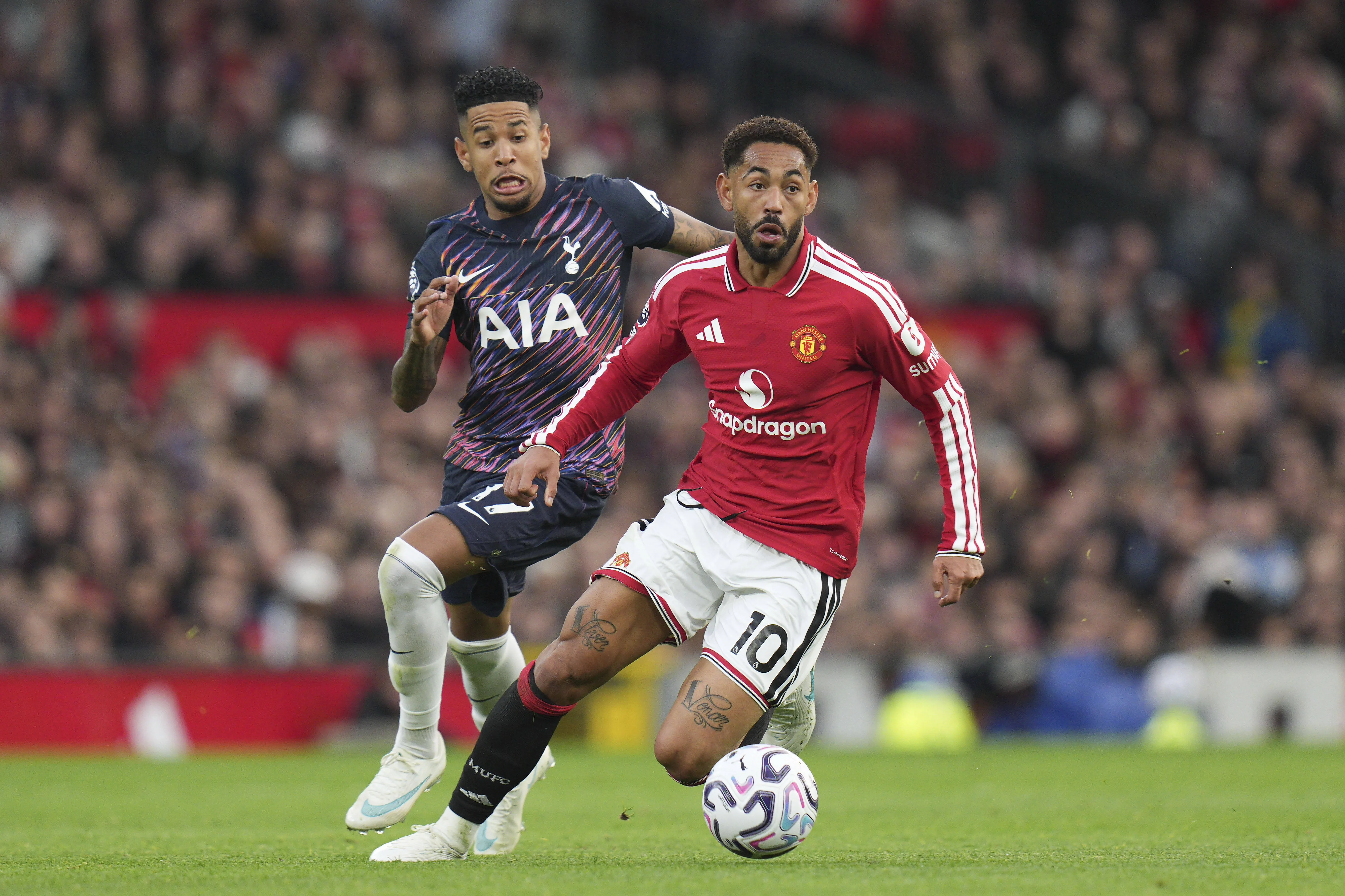 Sávio vai bem, Cunha dá assistência e Tottenham dominante é frustrado em pelo United